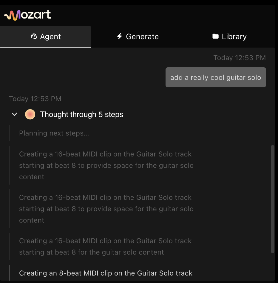 Mozart Chat View